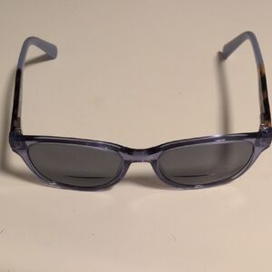 Kenneth Cole Reaction‎ Translucent Blue Tortoise Prescription Bifocal Sunglasses